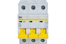Выключатель ВА47-29 3Р 32А(D) автоматический (IEK)